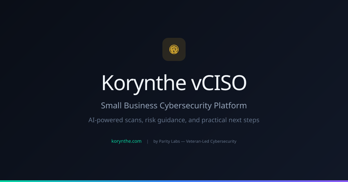 Why Korynthe Was Created: Parity Labs, Small Business Security, and the Founder's Pledge